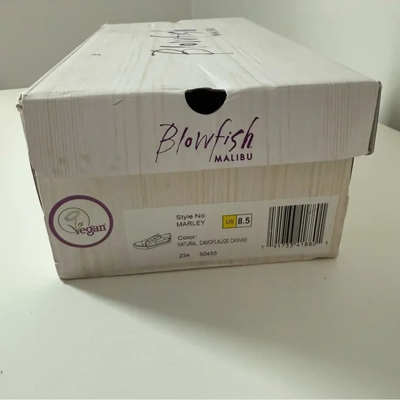 NEW Blowfish Marley Slip On Sneaker Natural Camouflage Canvas Brown‎ Size 8.5 - Picture 10 of 10